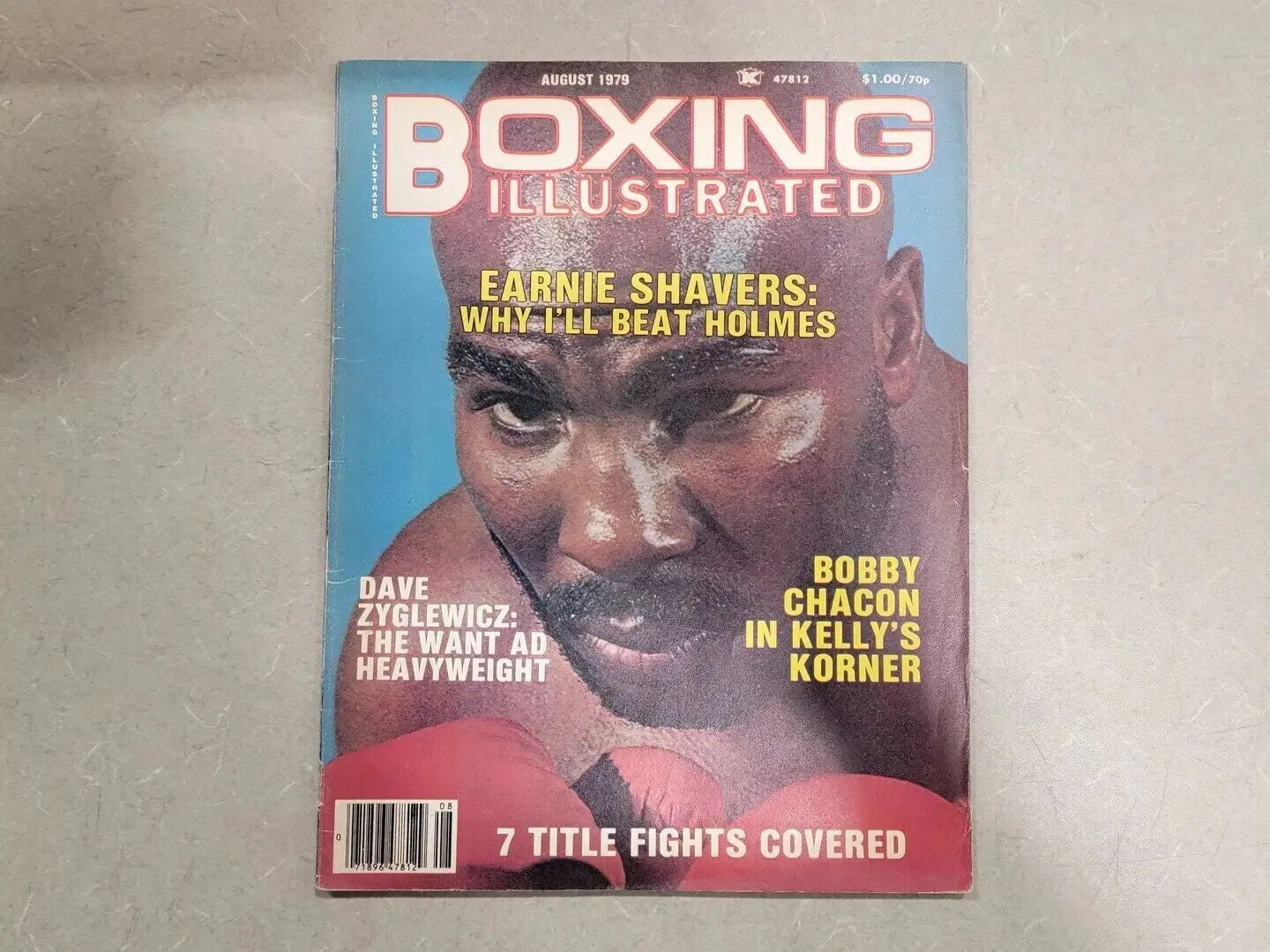 USED BOXING ILLUSTRATED AUGUST 1979