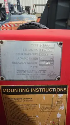 Used 2003 MOFFETT M5500 Misc Forklifts Texas US | 4K Lift Co #1503005