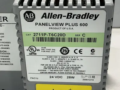 USED ALLEN BRADLEY 2711P-T6C20D