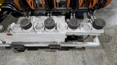 40 TON MODERN HYDRAULICS 4 CYLINDER PORTABLE HYDRAULIC DIE SETTING & SEPARATING SYSTEM: YOBRO #23865