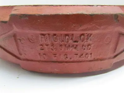 Gruvlok Fig 7401 10" RigidLok Coupling W/out Gasket, Bolts 273mm OD