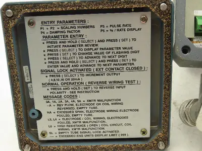Foxboro IMT20-PA10FGZ Magnetic Flow Transmitter 120VAC I/A Series