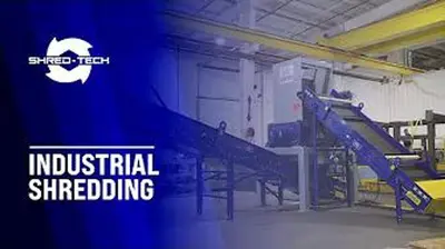NEW 2026 SHRED-TECH ST-400E INDUSTRIAL SHREDDER