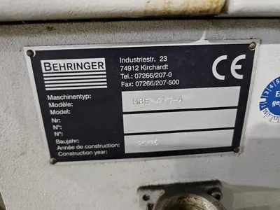 Used 2016 BEHRINGER HBE411A Horizontal Band Saws California US | MachineStation #1705201