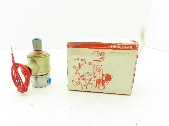 Honeywell Skinner X56LB2200 Solenoid Valve 3-Way NC 24VDC 200 PSI 1/4" NPT