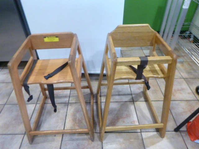 2 Restaurant High Chairs