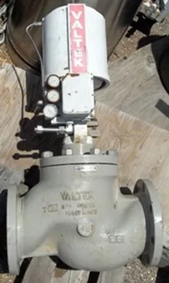 QTY. 1. VALTEK 6" 150 FLANGED RAISED FACE GLOBE VA...