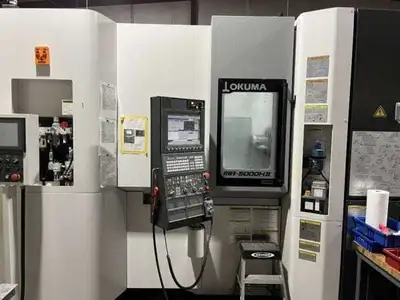 USED 2020 OKUMA MB-5000H-II 6 PALLET