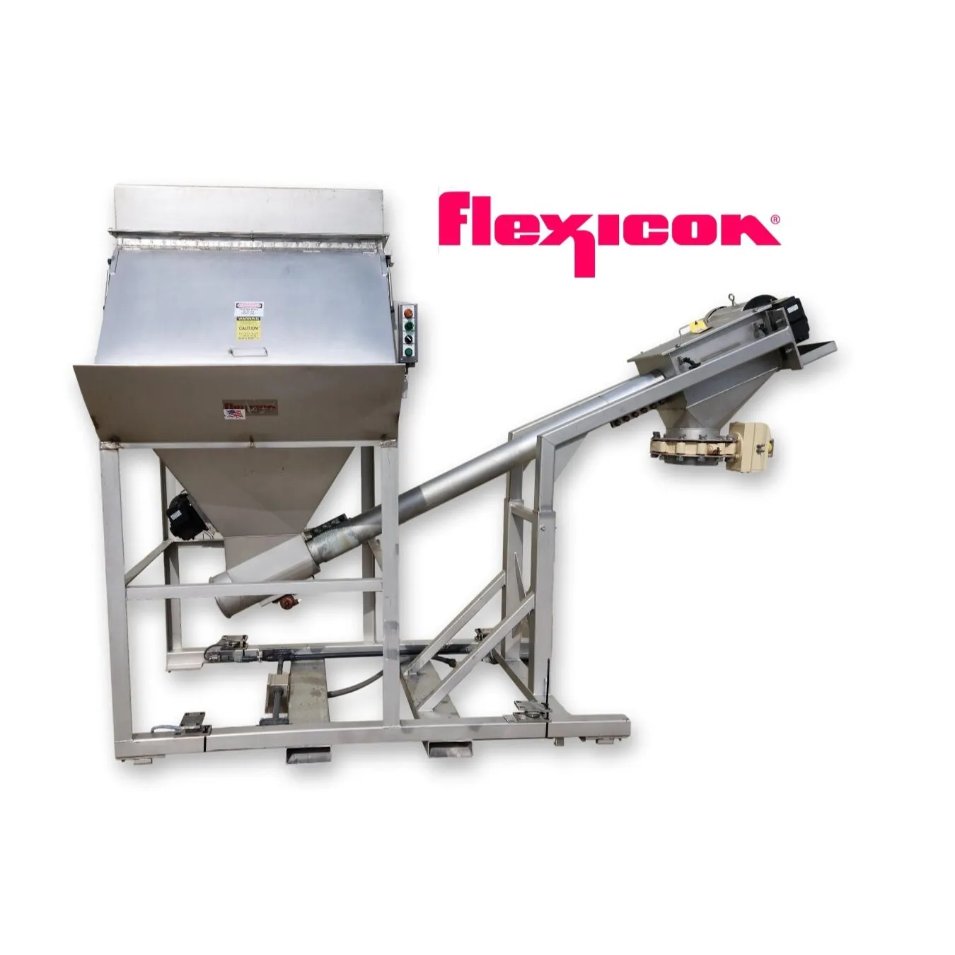 Used Flexicon Combo Bag Dump Weigh Batching and 5" Discharge Conveyor