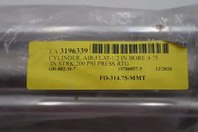 EA 3196339 Cylinder Air Flat 1-2Inch 4.75 Bore OD-802-M-7 #K-2210