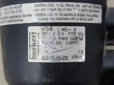 Used BURKERT 00454620 Valves/Fittings British Columbia CA | Lenmark #255649