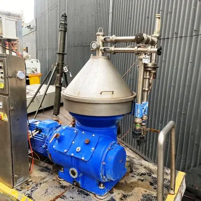 Alfa-Laval VNPX 510 SGD-34G-50 clarifier centrifuge skid, 316SS.