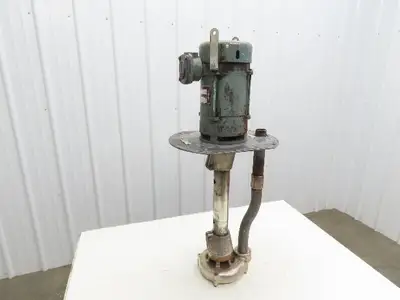 Graymills SuperFlo Centrifugal Immersion Ink Pump 3/4Hp 230/460V 3PH 1.25"npt