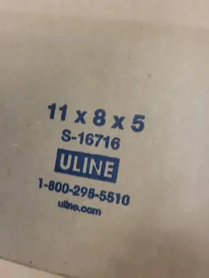 Assorted ULINE Corrugated Cardboard Boxes in 4 Sizes