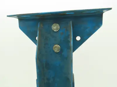 Hytrol MS-6 Conveyor Single Leg Floor Support 23-5/8" to 35-5/8"H  BLUE