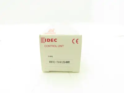 Idec FB1W-111Y XW1E-TV412Q4MR Single Hole Pushbutton Box with Emergency Stop
