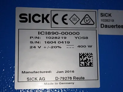 Used 2016 SICK ICI89000000 Light Source Equipment Ohio US | HGR 24 #798810
