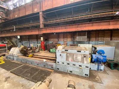 USED WALDRICH SIEGEN WWDK 80 - ROLL LATHE Ø 1900 X 7500 MM