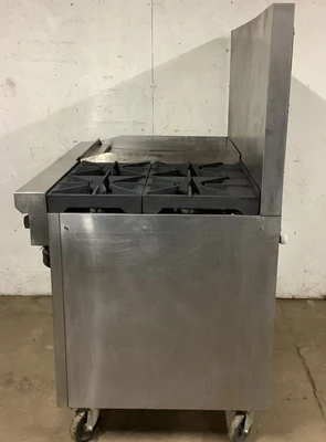 152-0226 Southbend X448EE-2GL 4-Burner Natural Gas Oven/Griddle/Stove