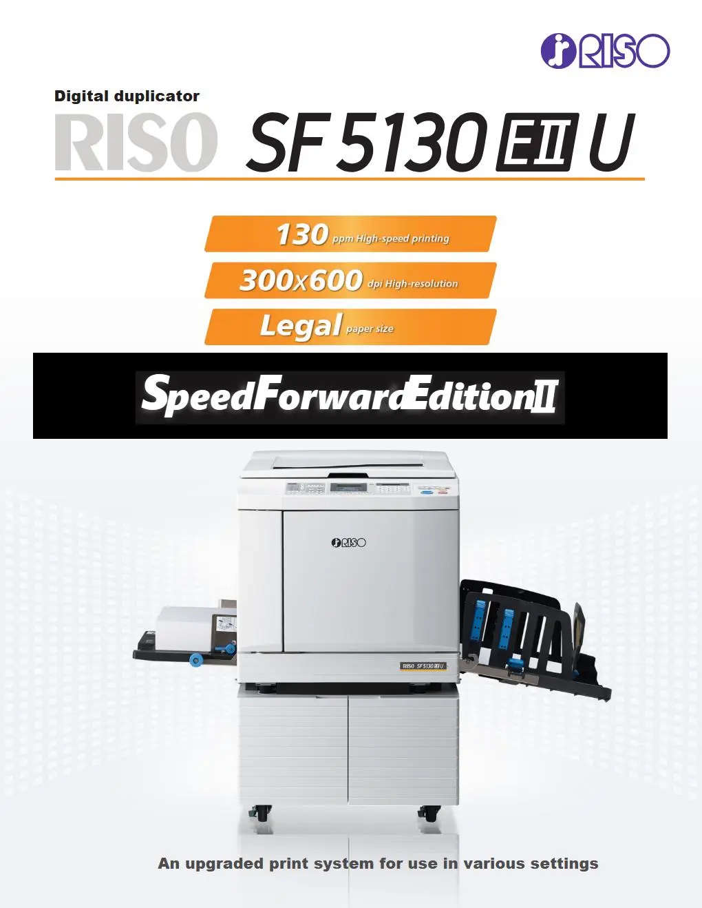 Used RISO SF5450 Misc Printing Equipment Michigan US | Forbes Inkjet #1421416