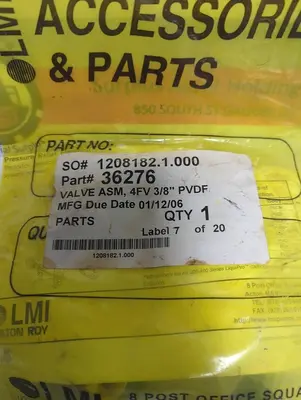 New | in-Stock LMI 36276 Pump & Valve Parts Ohio US | Surplus Asset Holdings #1543558