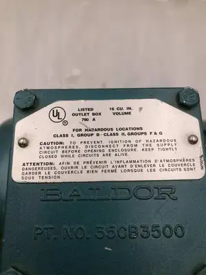 Baldor VM7010-5 3/4HP Hazardous Location Electric Motor 1725RPM 575V 3PH 56C