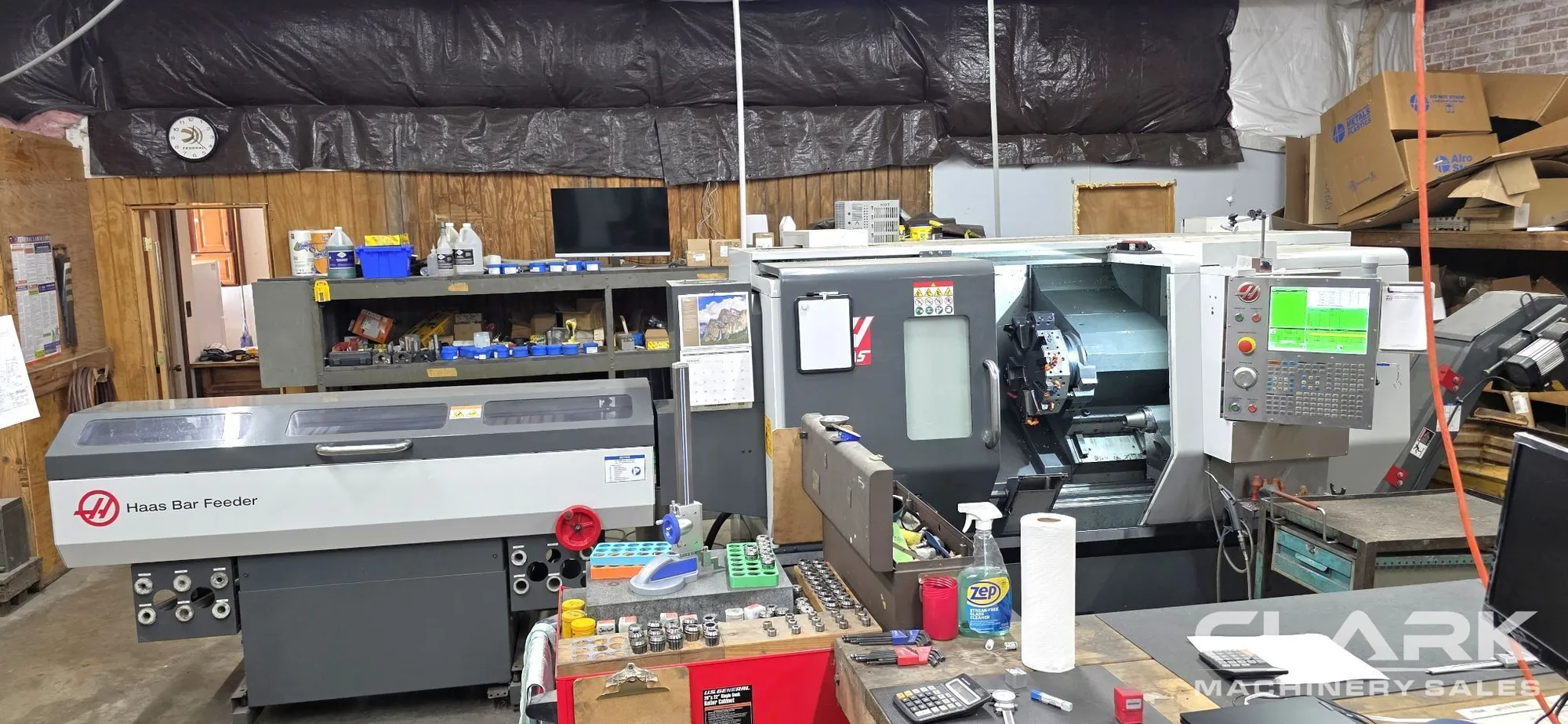 2017 HAAS ST-20T & HAAS BAR FEEDER