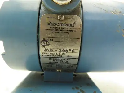 Rosemount 0444RL2U1A1NA Temperature Transmitter Display 45VDC 400-600° F