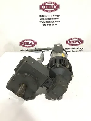 Baldor VM3546 Gearmotor 75:1 Ratio 3Phase 1HP