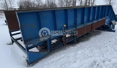 USED 2012 ENDURAVEYOR 72" WIDE CLEATED STEEL BELT CONVEYOR