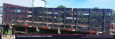 Used 2015 TRUCK TECH ENGINEERS 20 FT STAKE Flatbed Trucks Michigan US | Proxy Equipment #1425978