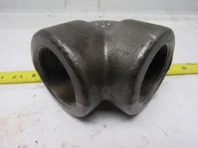 Bonney 8501 Forged Steel 2" Threaded 90 Degree Elbow