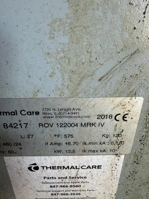 USED THERMAL CARE ROV122004