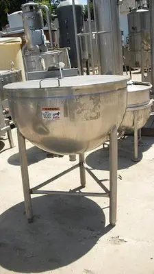 Kettle, 80 Gallon, S/st, Jkt, 38" x 21", #S741192