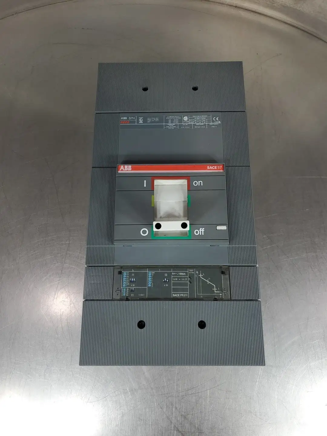 Used ABB SACE S7H (K7TK,K7TK-2) Circuit Breaker, 240-600VAC, 50-100KAmps Circuit Breakers South Carolina US | Palmetto Automation #1158292