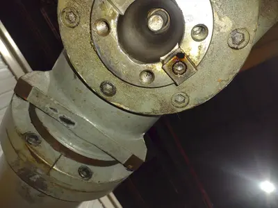 50 TAPER GIDDINGS & LEWIS RIGHT ANGLE BORING HEAD, OFF 5" SPINDLE MILL: YOBRO #24743