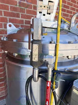 USED PRECISION STAINLESS 400 LITER STAINLESS STEEL JACKETED REACTOR W/ AGITATOR