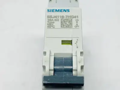 5SJ4118-7HG41 | Siemens  Miniature Circuit Breaker 1-Pole 15A 240V - New Other