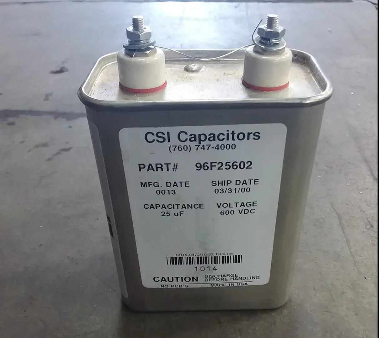 USED CSI TECHNOLOGIES 96F25602