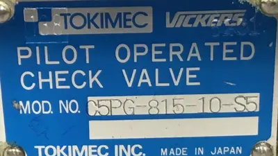 USED TOKIMEC VICKERS C5PG-815-10-S5