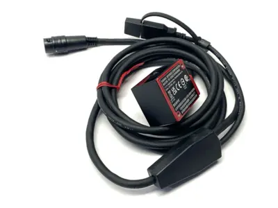 USED KEYENCE ULTRA-COMPACT FIXED TYPE CODE READER, MIDDLE RANGE