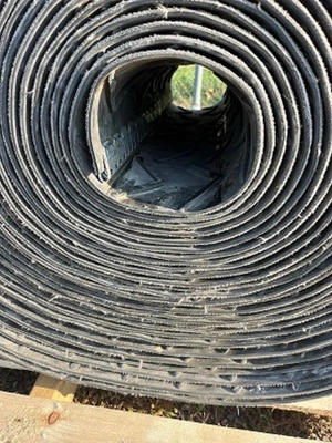 USED RUBBER BELT 114' X 30"