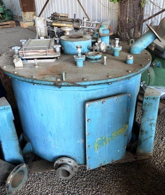 Sanborn 48 x 24 perforate basket centrifuge, 316SS.