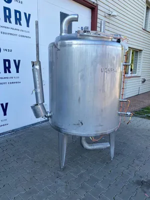 1200 l Used vertical stainless steel storage tank