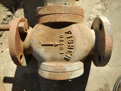 Fisher 2" 125 Rating, Casti Iron Flanged Control Valve