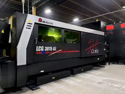 Used 2017 AMADA LCG-3015 AJ FIBER Laser Cutters Illinois US | Machine Factory Outlet #1264019