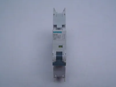 USED SIEMENS MCB UL489 1-POLE 5A C-TRIP TYPE HSJ