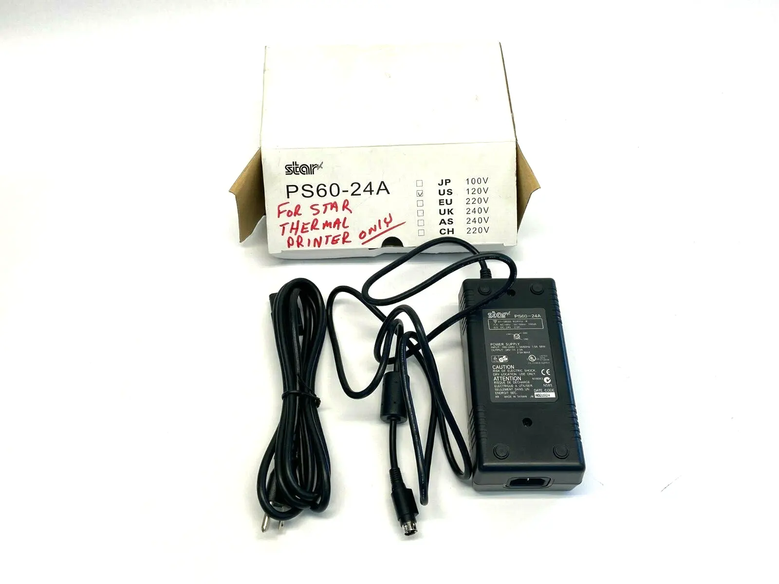 PS60-24A | Star  Power Supply 120V 24V 2A - Open box