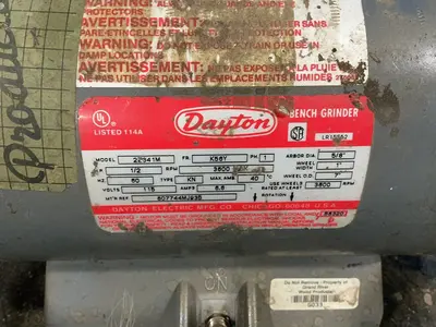 Used DAYTON 22341M Pedestal Type Grinders (Double End) Ohio US | HGR 24 #1437865