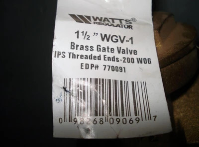 Used WATTS REGULATOR _UNKNOWN_ Valves/Fittings | OCO Industrial #1601379